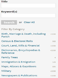 filter by category links with associated volume