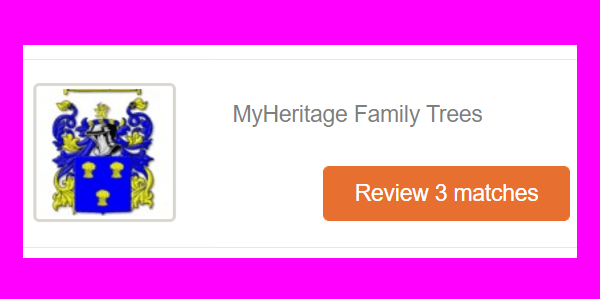MyHeritage Smart Matches