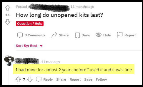 Do 23andMe kits expire